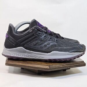 Saucony Gray and Purple Women's Sneakers